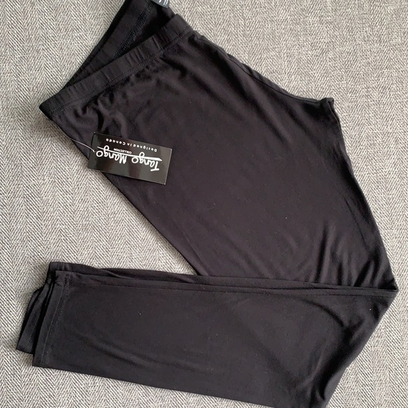 NWT Tango Mango Collection Black Leggings - Picture 4 of 5